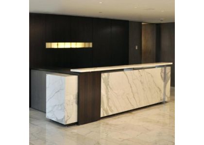 How to design an office reception desk